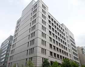 Daiichi Sankyo Headquarters building in Tokyo, Japan