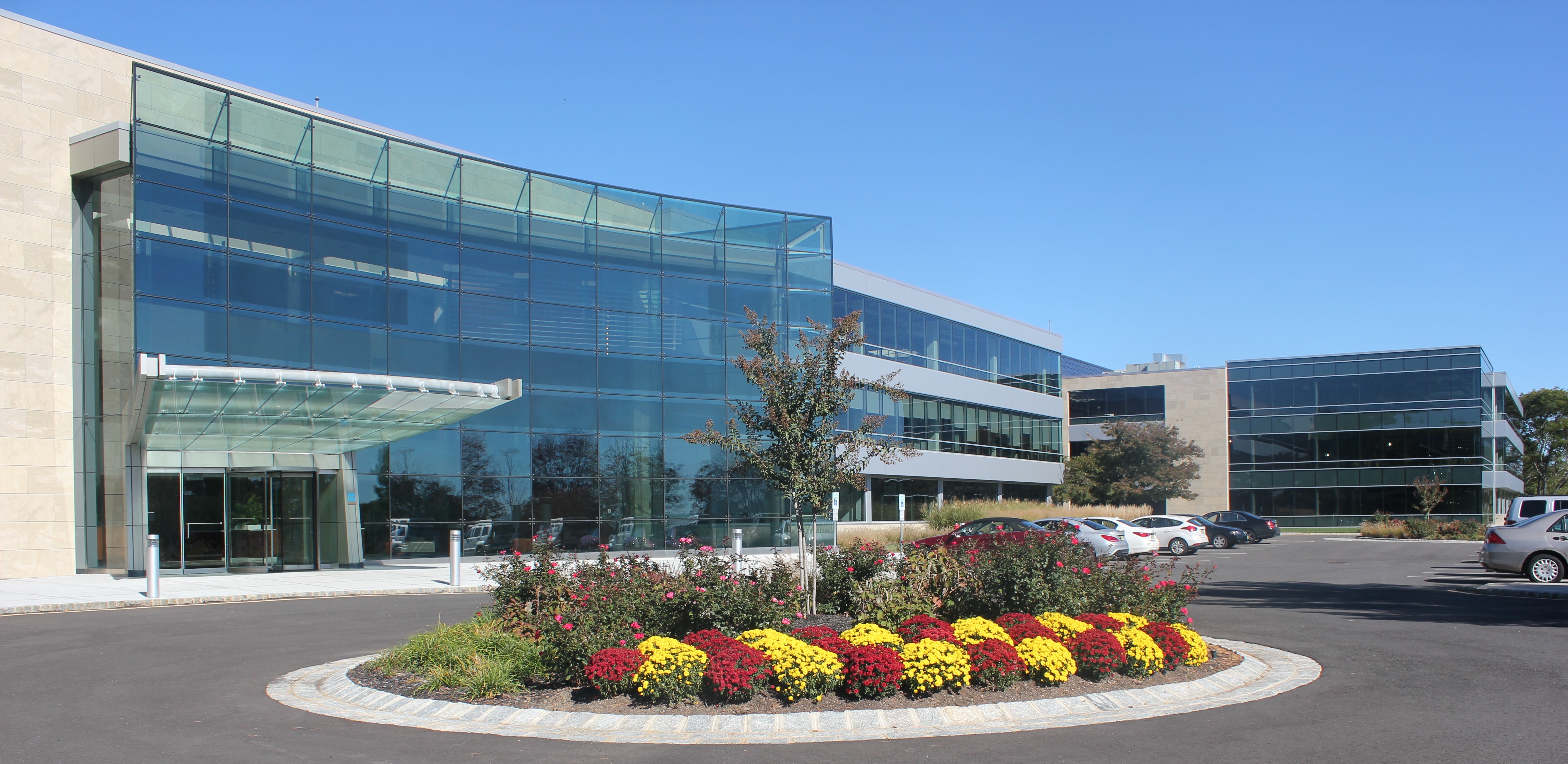 Daiichi Sankyo Headquarters building in Basking Ridge, New Jersey, U.S.A